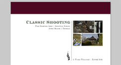 Desktop Screenshot of classic-shooting.com