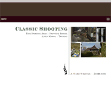 Tablet Screenshot of classic-shooting.com